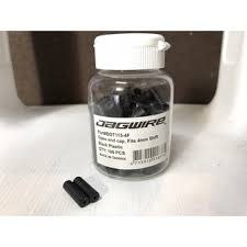 Jagwire JAGWIRE  embout de gaine en plastique (4 mm, bouteille de 100) Noir