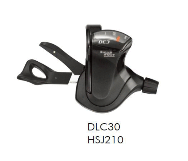 Sturmey Archer STURMEY-ARCHER DLC30 Manette de vitesse droite 3 vitesses