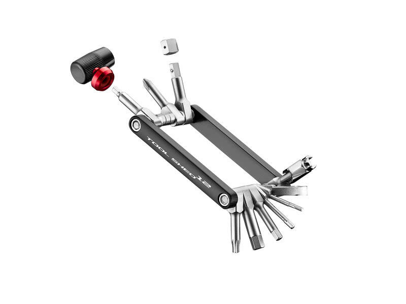 Giant GIANT ToolShed 12 outil multi-fonctions (clés hexagonales de 3 mm avec détenteur de CO2)