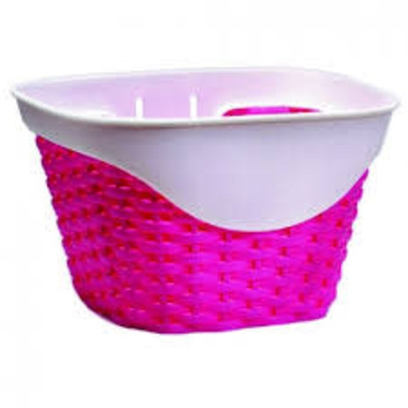 49N 49N Panier pour Guidon vélo d'enfant Rose/Blanc