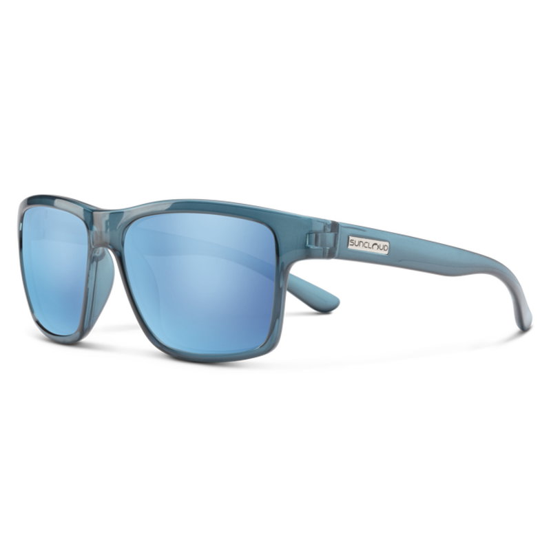 Suncloud Optics SUNCOUD A-Team Lunette de Soleil Bleu Crystal avec Lentille Aqua Miroir