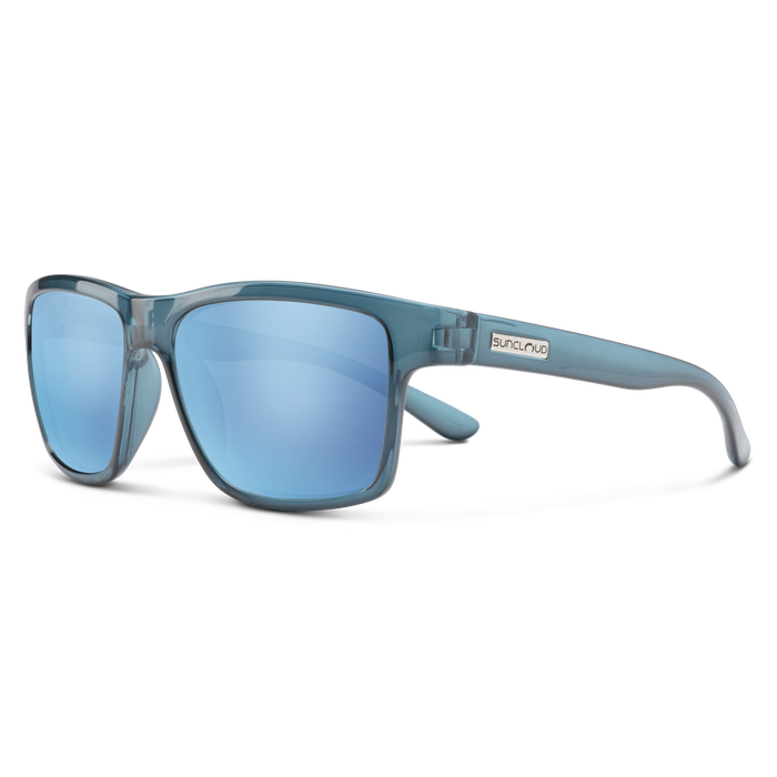 Suncloud Optics SUNCOUD A-Team Lunette de Soleil Bleu Crystal avec Lentille Aqua Miroir