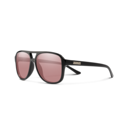 Smith Optics SUNCLOUD Sandy Lunette de Soleil Noir avec Lentille Polarisée Rose