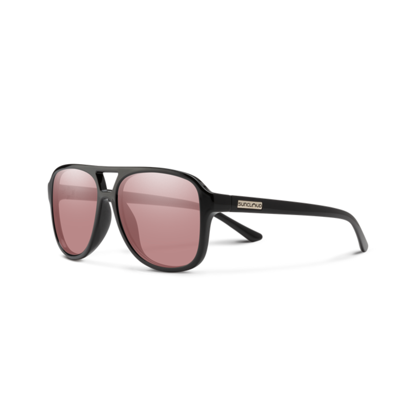 Smith Optics SUNCLOUD Sandy Lunette de Soleil Noir avec Lentille Polarisée Rose
