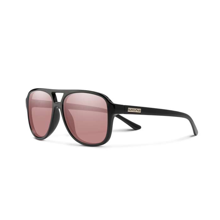 Smith Optics SUNCLOUD Sandy Lunette de Soleil Noir avec Lentille Polarisée Rose