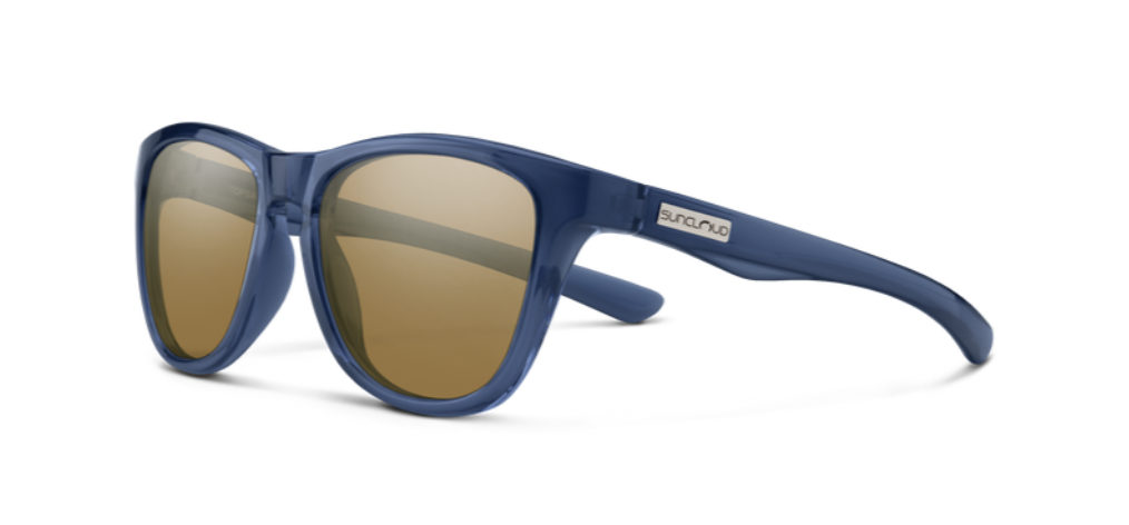 Suncloud Optics SUNCLOUD Topsail Lunette de Soleil Crystal Denim + Lentille Polarisée Brune