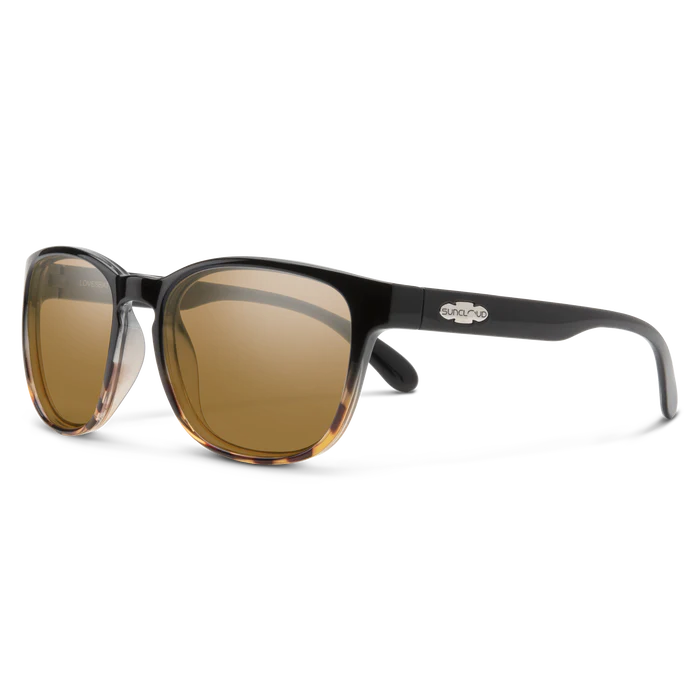 Suncloud Optics SUNCLOUD LoveSeat Lunette de Soleil Noir Tortoise + Lentille Polarisée Brune