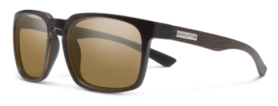 Suncloud Optics SUNCLOUD Hundo Lunette de Soleil Brun Brulée Mat + Lentille Polarisée Brune