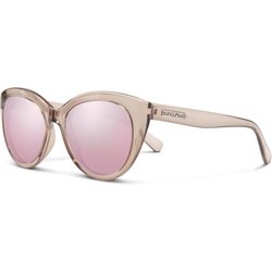 Suncloud Optics SUNCLOUD CityScrape Lunette de Soleil Taupe Transparent + Lentille Polarisée RoseGold Miroir