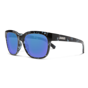 Suncloud Optics SUNCLOUD Affect Lunette de Soleil Bleu Tortoise avec Lentille Polarisée Bleu Miroir