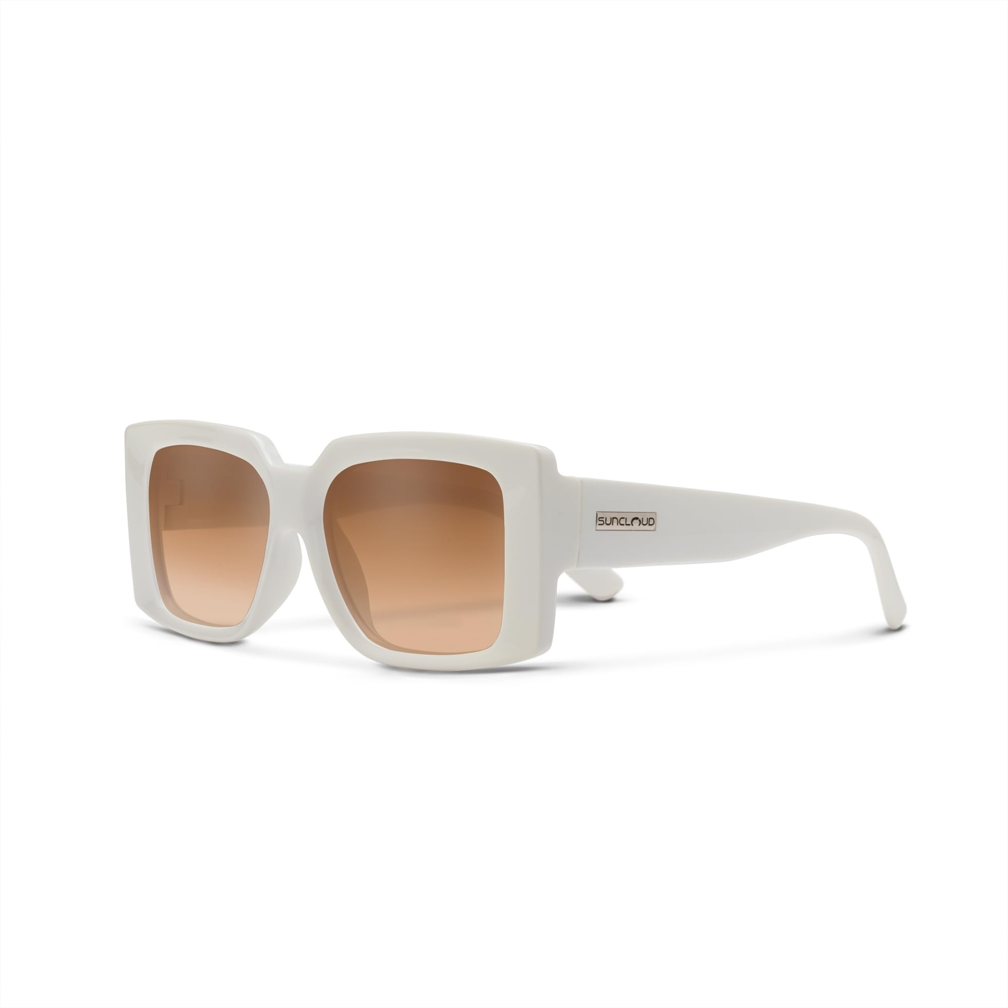 Suncloud Optics SUNCLOUD Astoria Lunette de Soleil Ivory  avec Lentille Polarisée Brune