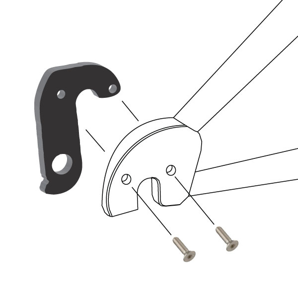 Wheels Manufacturing WHEELS MANUFACTURING Dropout #66 Patte de dérailleur (Rocky mountain)