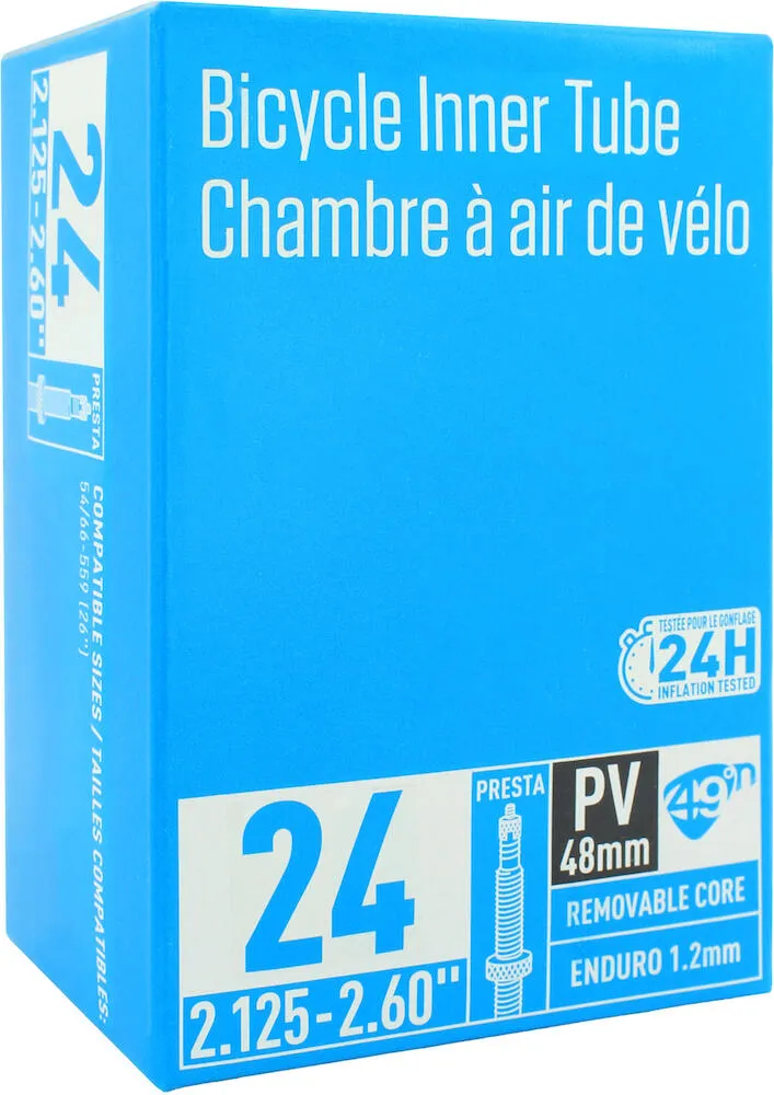 49N 49N chambre à air Presta (24 x 2,1-2,6'', 48 mm)
