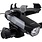 ULTRACYCLE ULTRACYCLE Lumière USB 550 lumen NOIR (avec porte téléphone)