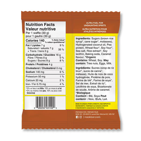 Naak NAAK Gauffre energétique 30g