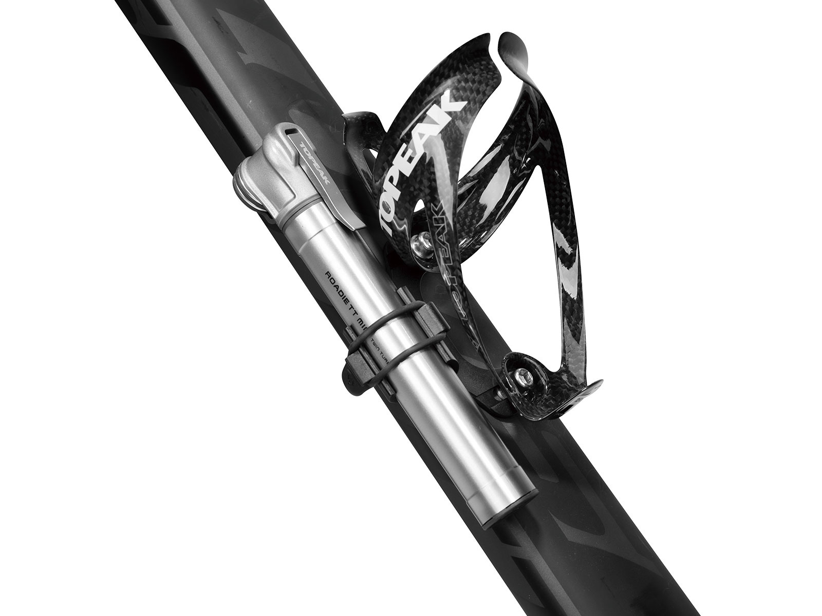 Topeak TOPEAK Roadie TT mini pompe Argent