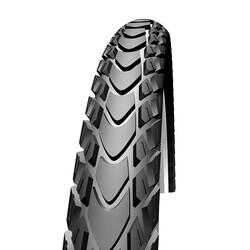 Schwalbe SCHWALBE Marathon Mondial Pneu pour hybride 700x47C Rigide Tringle Addix RaceGuard 67TPI Noir