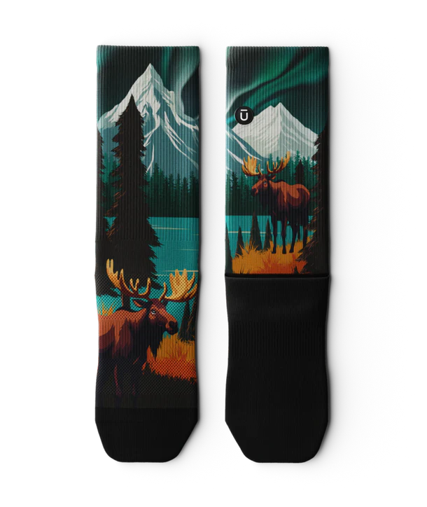 Outway OUTWAY Bas Mi-Mollet Antlers Crew