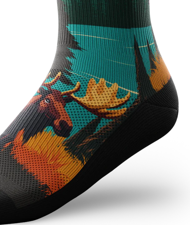 Outway OUTWAY Bas Mi-Mollet Antlers Crew