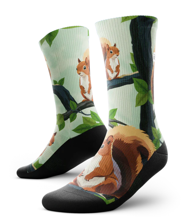 Outway OUTWAY Bas mi-mollet Chestnut Crew