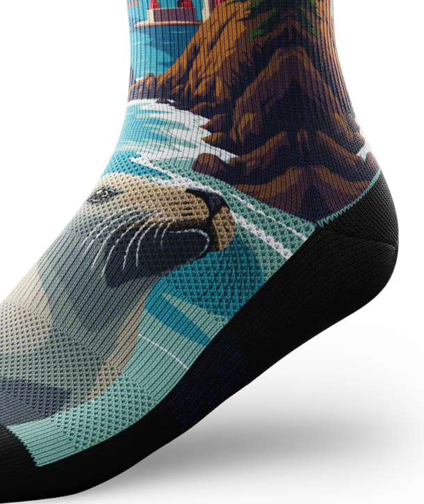 Outway OUTWAY Bas Mi-Mollet Golden Seal Crew