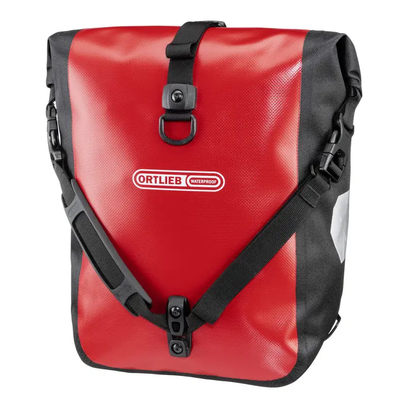 ORTLIEB Panier Touring Sport Roller Classic QL2.1 Noir/Rouge 25L