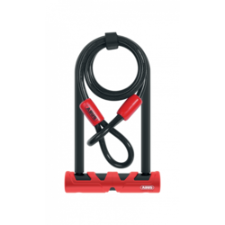 Abus ABUS Ultimate U-Lock - x 5.5" avec clé Noir avec câble Cobra