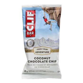 Clif Bar CLIF barre d'énergie (68 g) Noix de coco/Brisures de chocolat