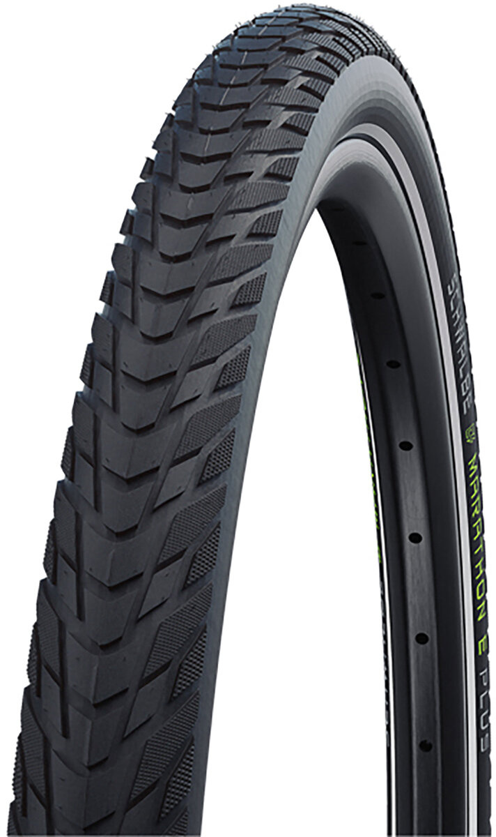 Schwalbe SCHWALBE Marathon E-Plus  Pneu pour hybride 700 x 50C Rigide Tringle Endurance SmartGuard, 67TPI, Noir