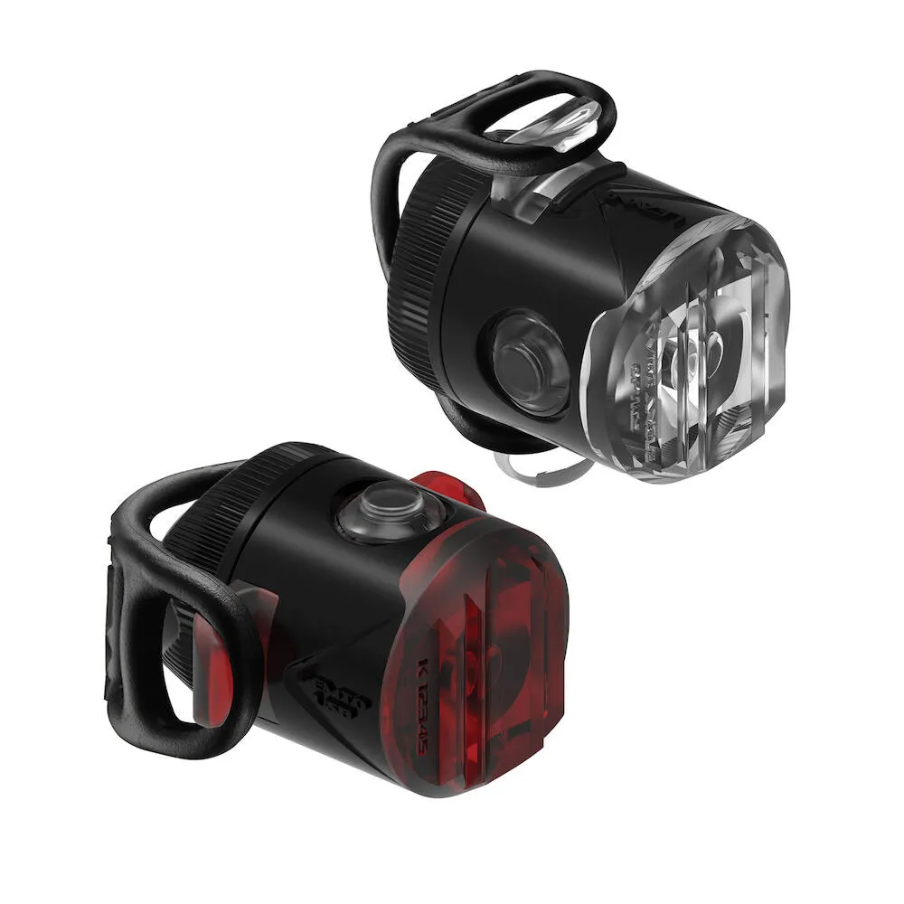 Lezyne LEZYNE Femto USB Drive Headlight/Taillight Set Noir