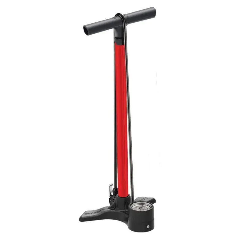 Lezyne LEZYNE Macro Floor Drive Pompe a vélo 2 valves  Rouge 160psi