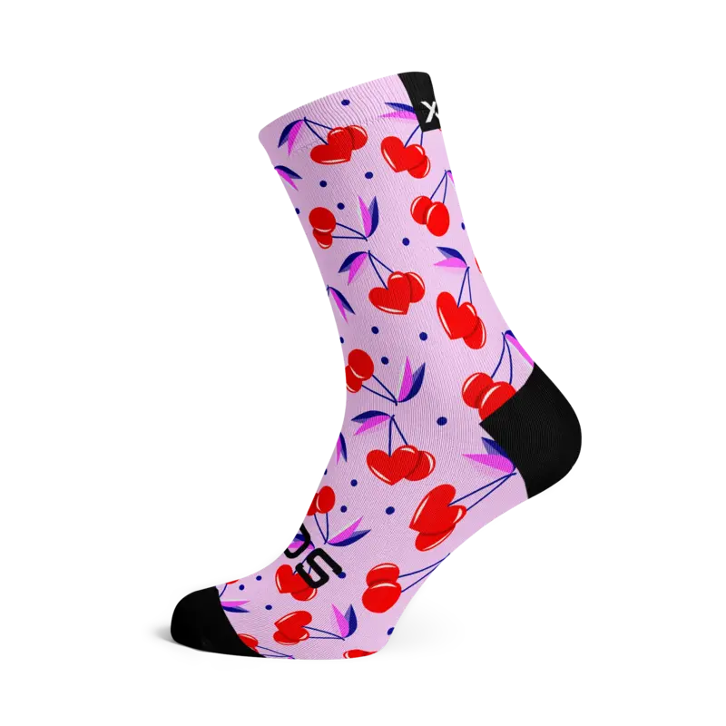 sox SOX FOOTWEAR Bas de vélo Crew Pink Cherry