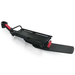 Damco DAMCO Porte-Bagage avec Garde-boue Noir