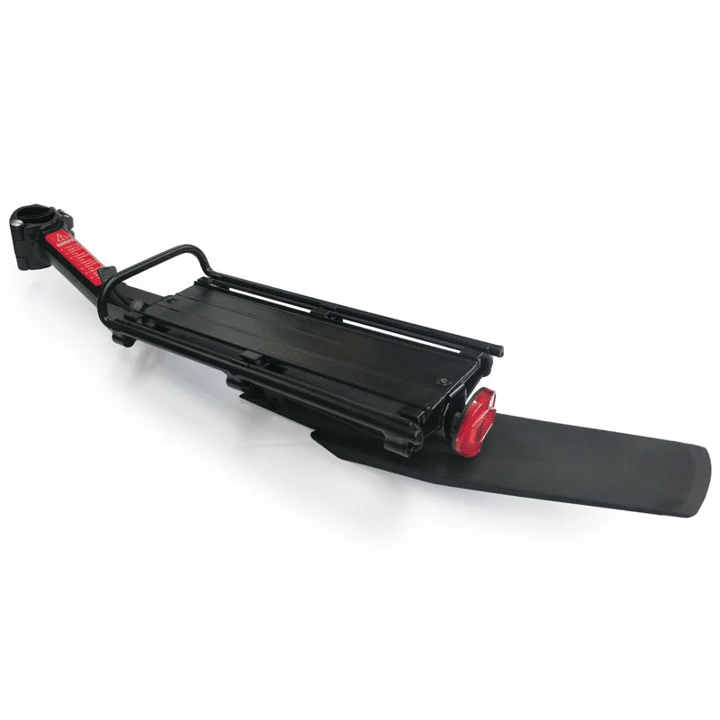 Damco DAMCO Porte-Bagage avec Garde-boue Noir