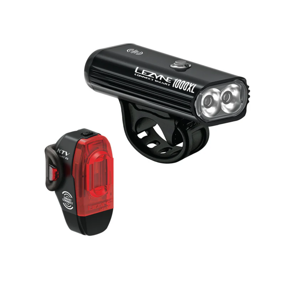 Lezyne LEZYNE Connect Smart 1000XL / KTV Pro Smart Lumière Ensemble Noir