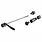 Tacx TACX T2840 attaches rapides à transmission directe (Direct Drive Quick Release) et adapteur pour axe traversant (135 x 10 mm)