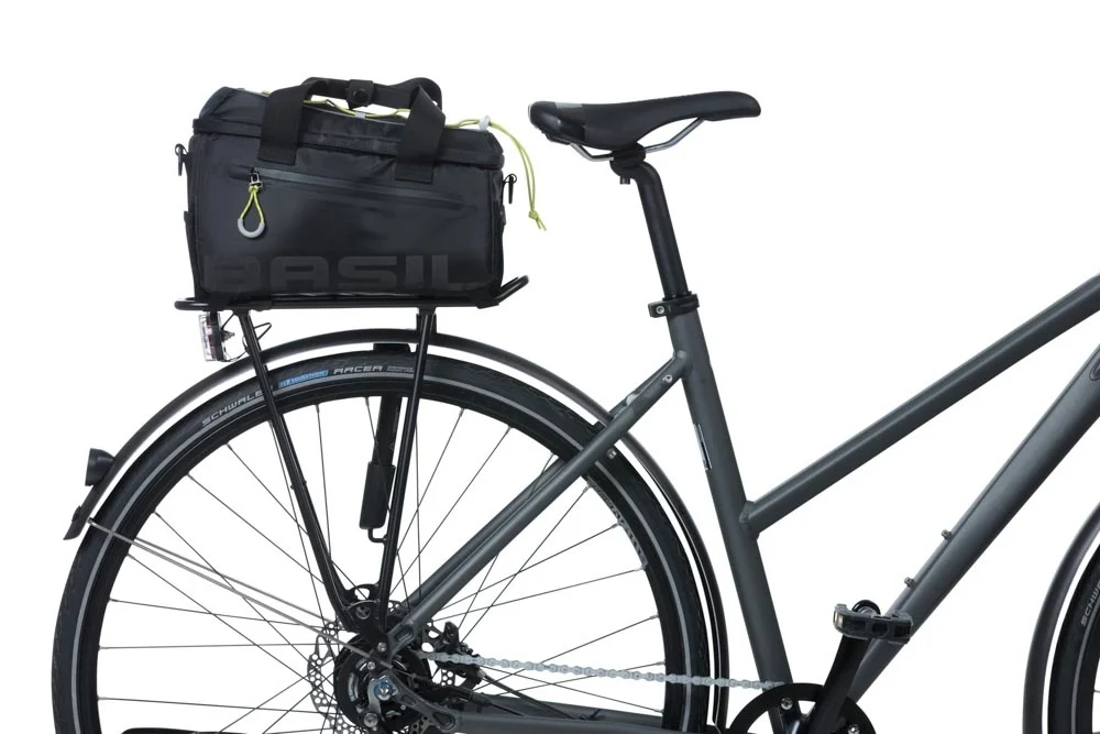 Basil BASIL Miles sac de porte-bagages 7L Noir/Lime