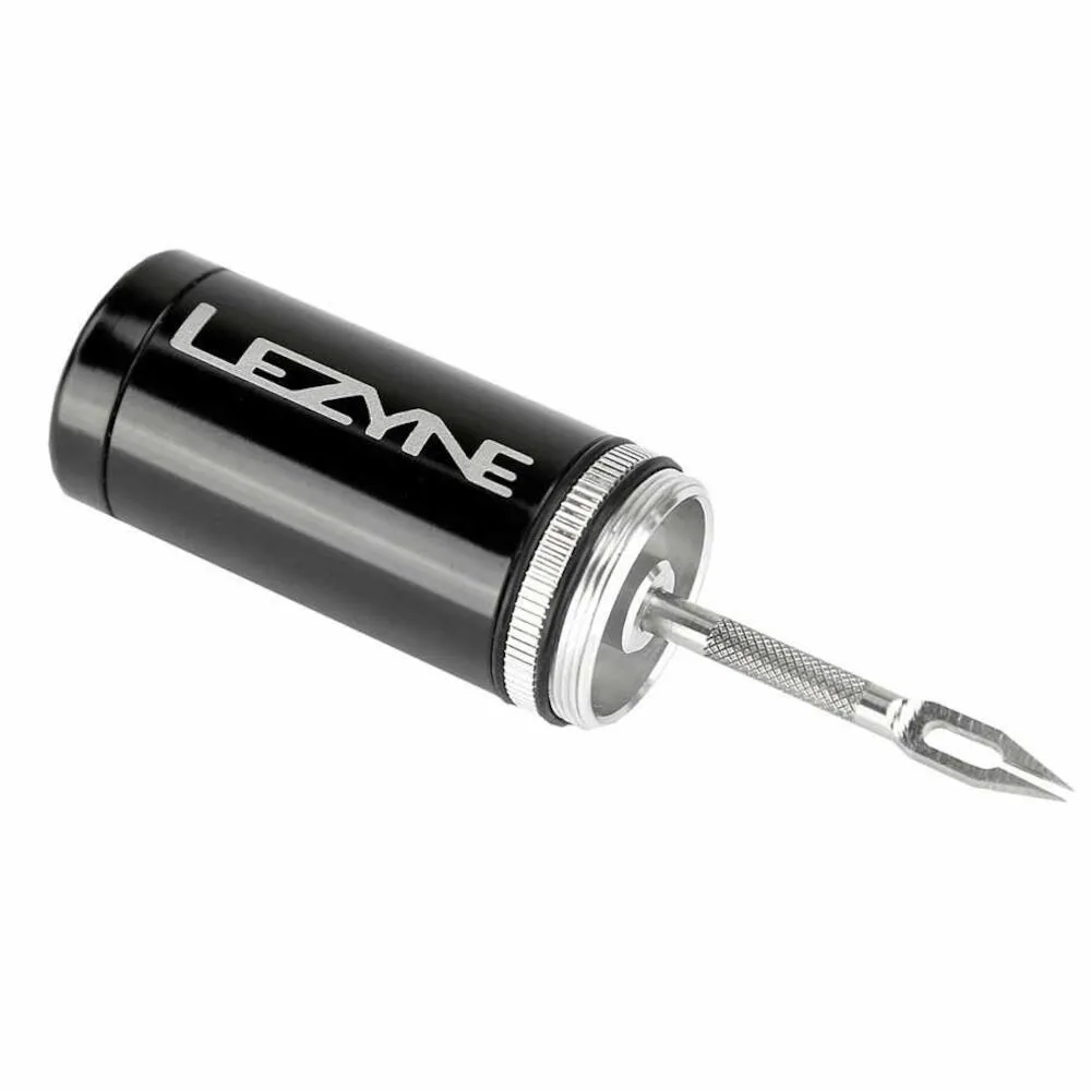 Lezyne LEZYNE Kit de Réparation Tubeless Inclut outil en alliage et 5 languettes de réparation