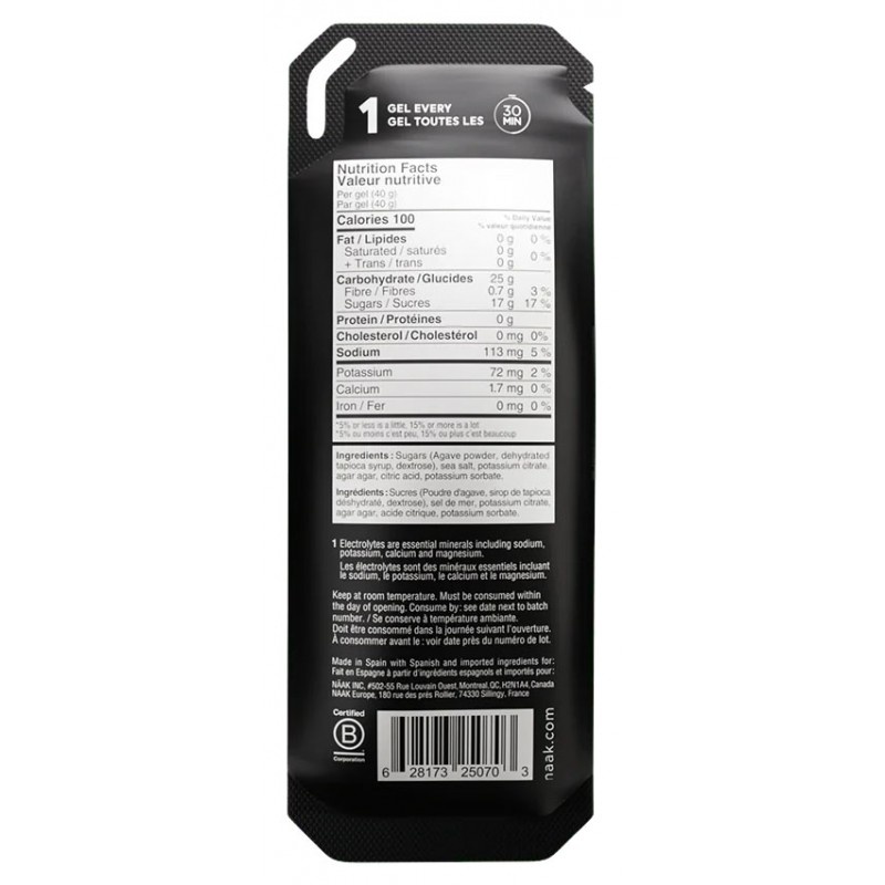 Naak NAAK Boost Energie gel Neutre (40g)