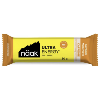 Naak NAAK Ultra Energy barre cafféinée 50g Caramel Macchiato
