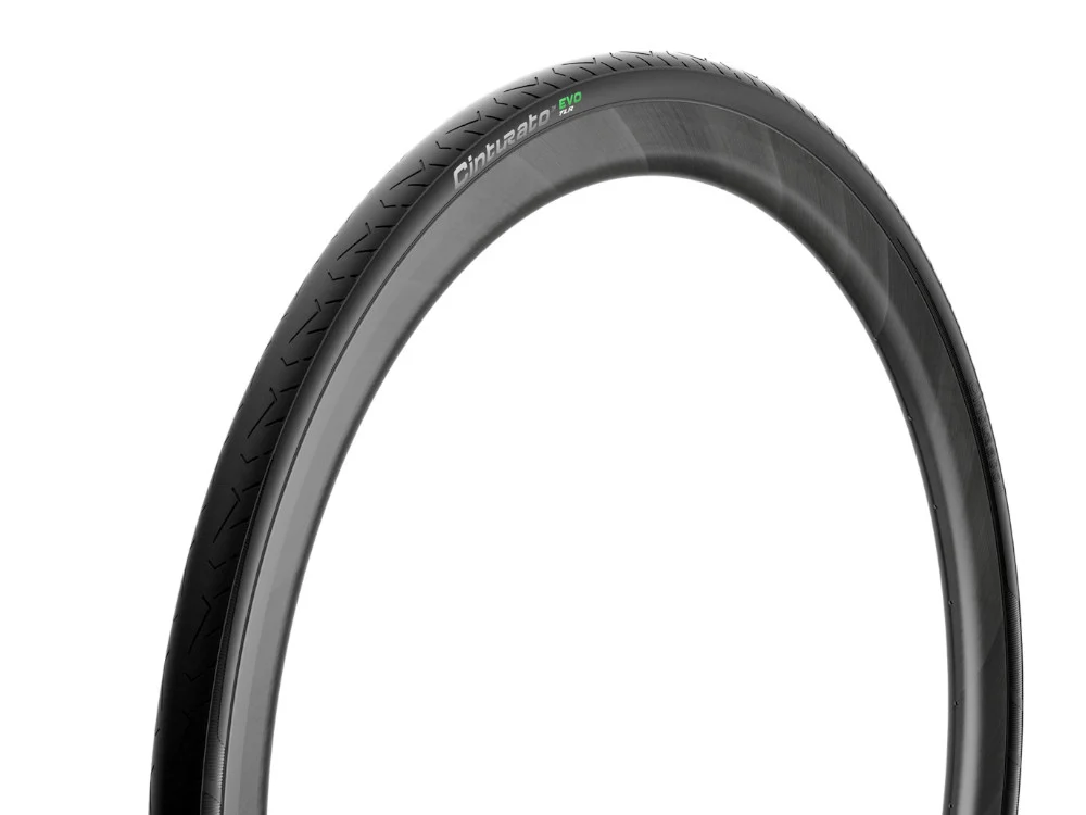Pirelli PIRELLI Cinturato EVO TLR pneu de route 700x32C Pliable Tubeless Ready SmartEVO AS TechWALL+ 60TPI Noir