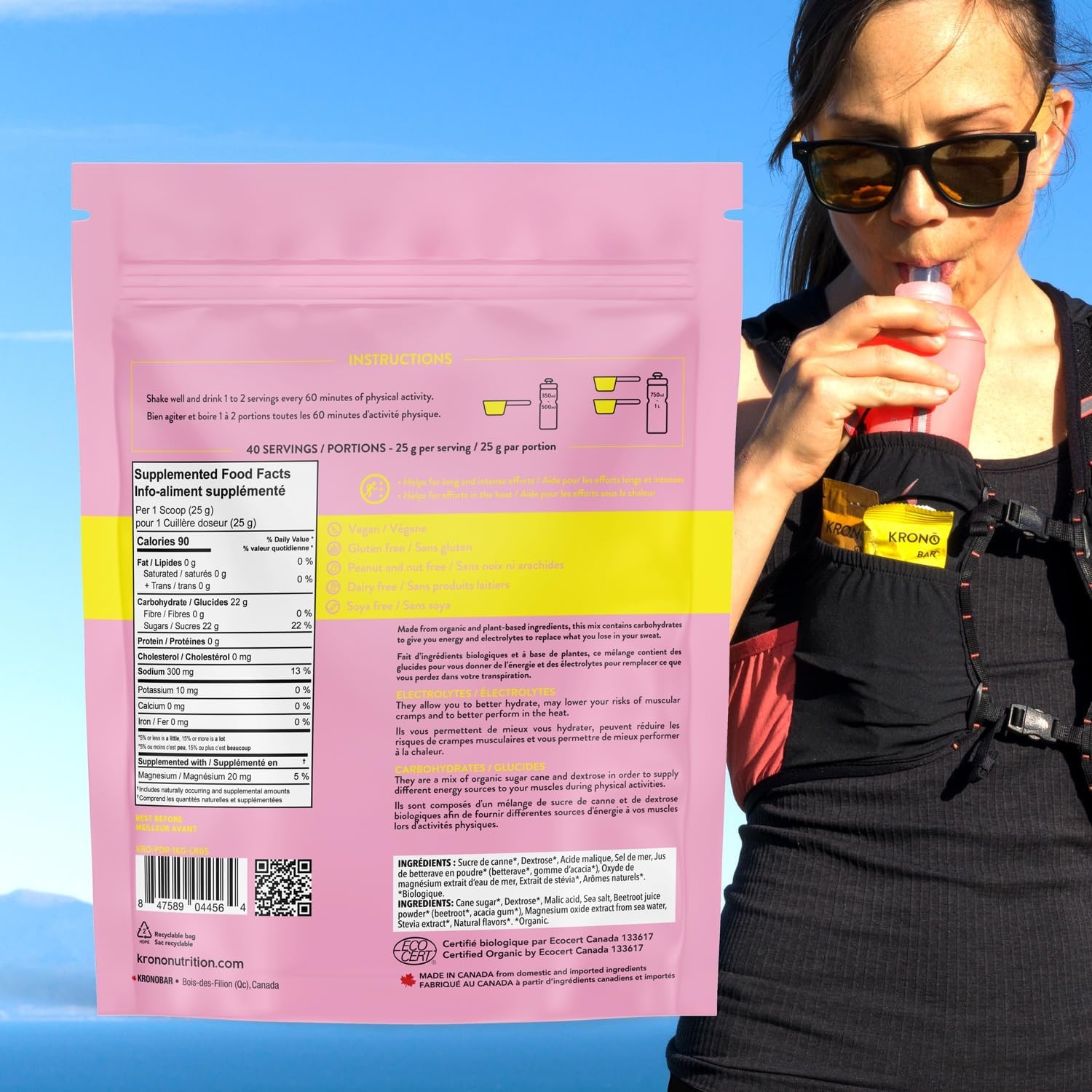 Krono (Krono Bar) KRONO Boisson Électrolytes 1kg