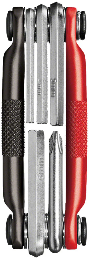 Crank Brothers CRANK BROTHERS Multi-Outils 5 outils Noir/Rouge