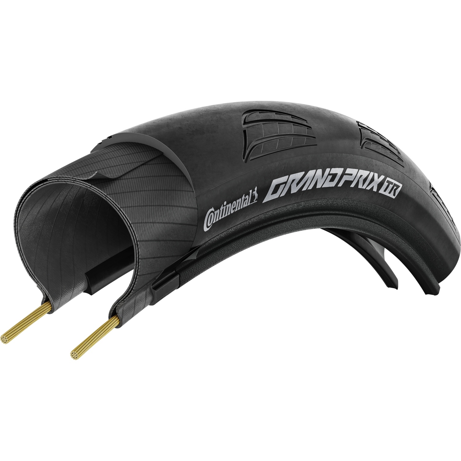 Continental CONTINENTAL Grand Prix Tubeless Ready (TR) Pliable BlackChili