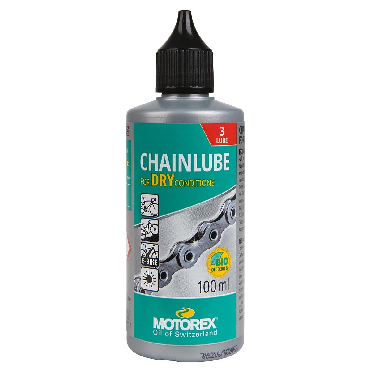 Motorex MOTOREX Lubrifiant a chaine Conditions secs 100 ml