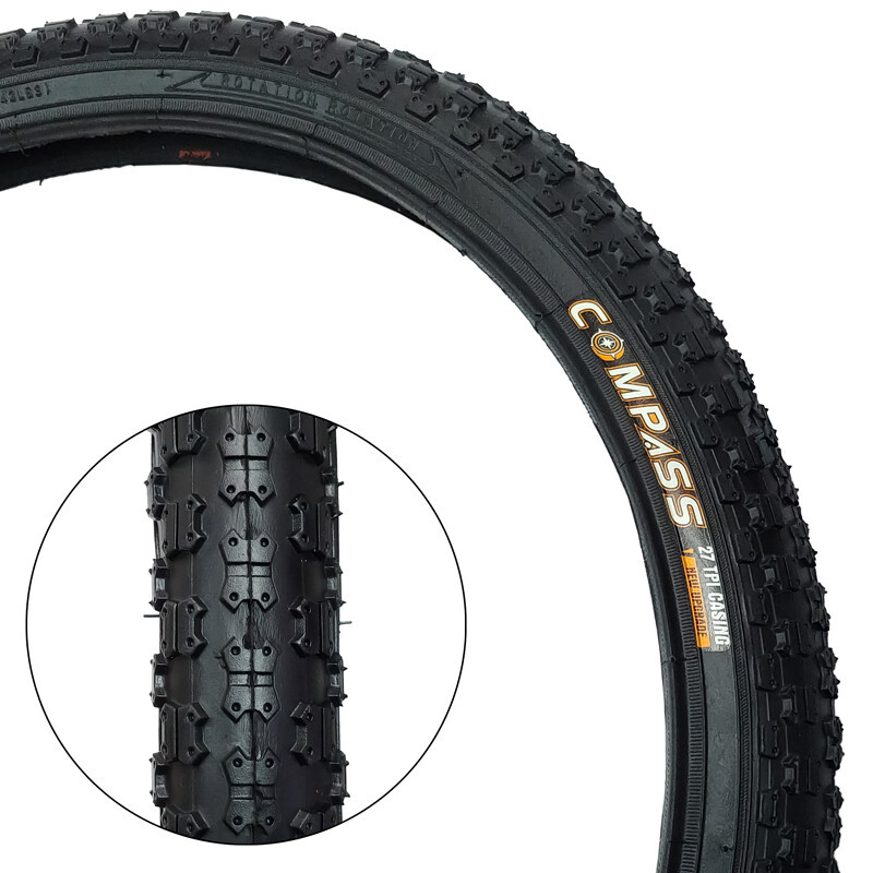 Damco DAMCO Compass pneu de vélo hybride 20 x 1.75 Noir