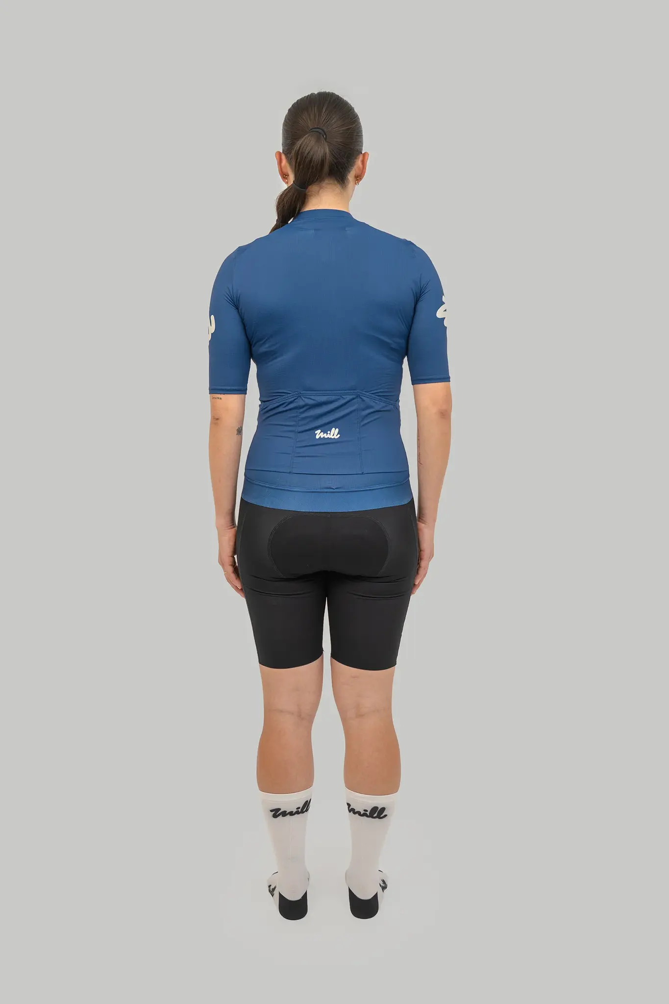 Mill Cycling MILL Maillot Manches Courtes Carbone Unisexe