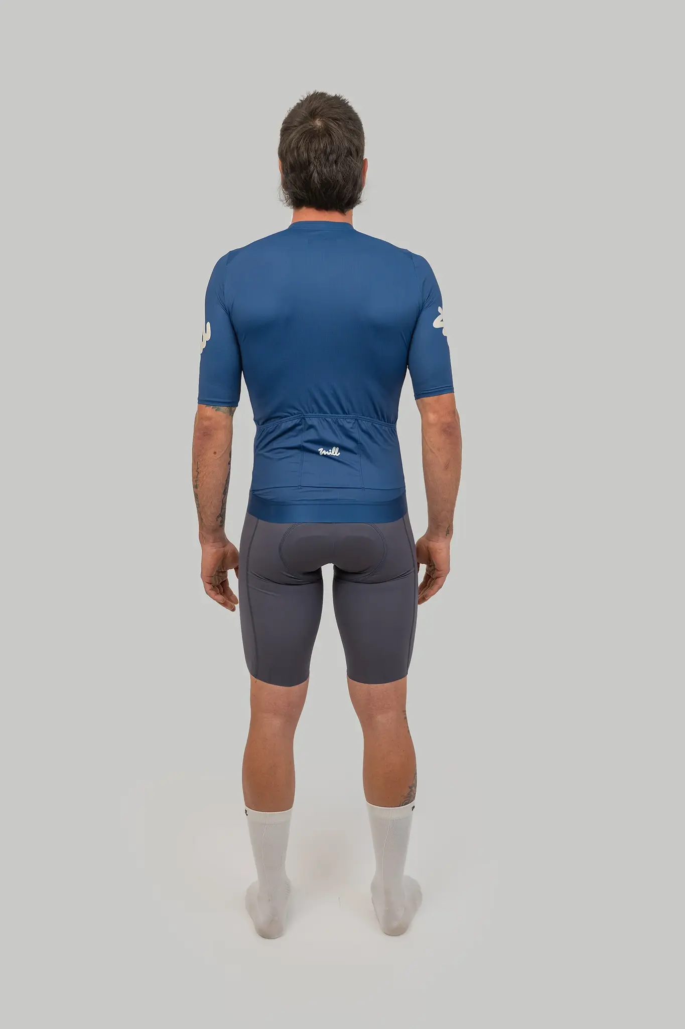 Mill Cycling MILL Maillot Manches Courtes Carbone Unisexe