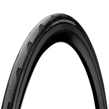 Continental CONTINENTAL Grand Prix 5000 S TR pneu de vélo de route (700 x 25c, 109 PSI) BlackChili Noir
