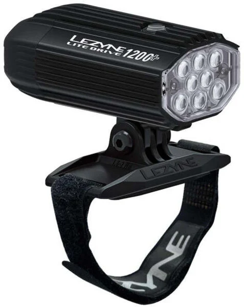 Lezyne LEZYNE Helmet Lite Drive 1200+ Lumière avant Noir
